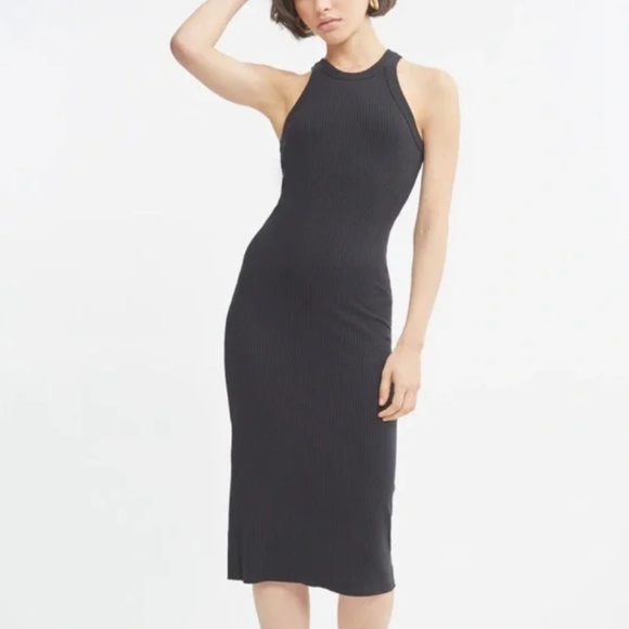 Bandier WSLY Rivington ribbed black dress S - Picture 5 of 7